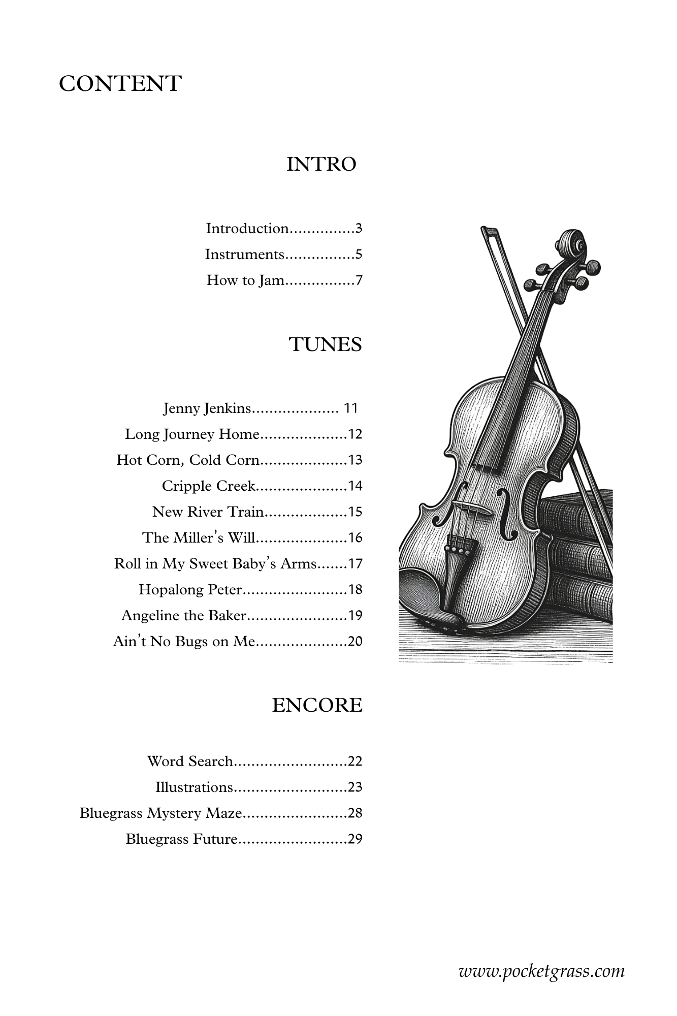 Not For Kids Only Songbook [Pocketgrass 2026]