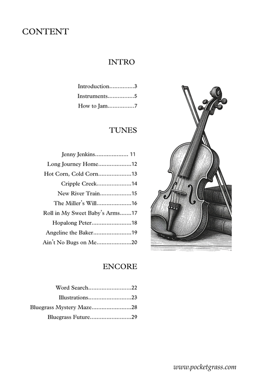 Not For Kids Only Songbook [Pocketgrass 2026]